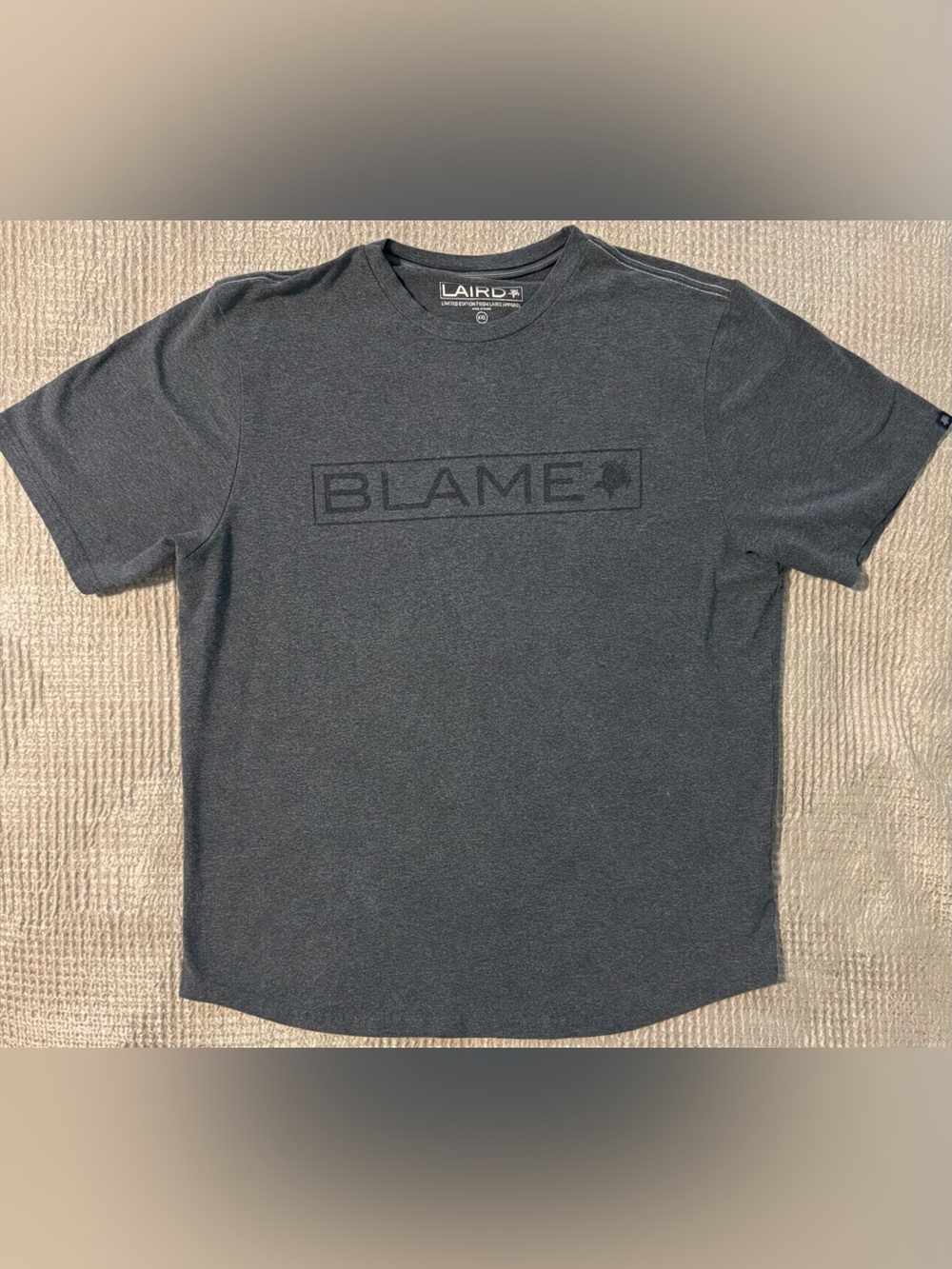 Laird Hamilton Blame Laird Limited Edition Tee Men’s XXL Gray Surf Graphic